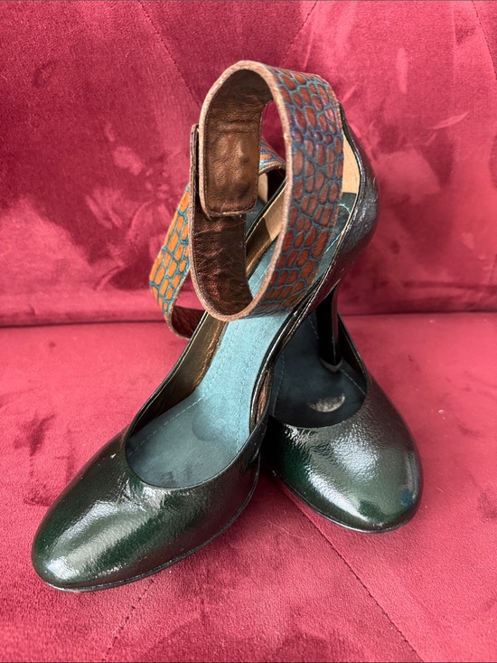 Studio Y Shoes - Green & Blue Heels